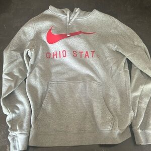 Grey Ohio State Nike Hoodie